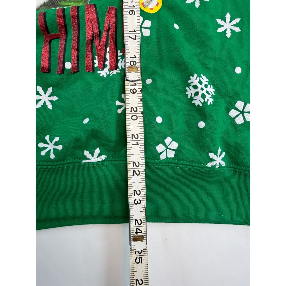 Elf Movie Buddy The Elf I Know Him Light Up Christmas Sweatshirt Green Large - Picture 5 of 6